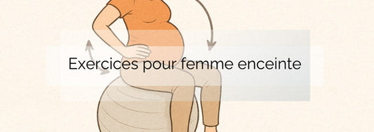 Exercices à faire sur ballon d'assise gonflable pour les femmes enceintes