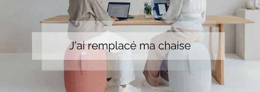 Remplacer ma chaise de bureau par un ballon d'assise : le test