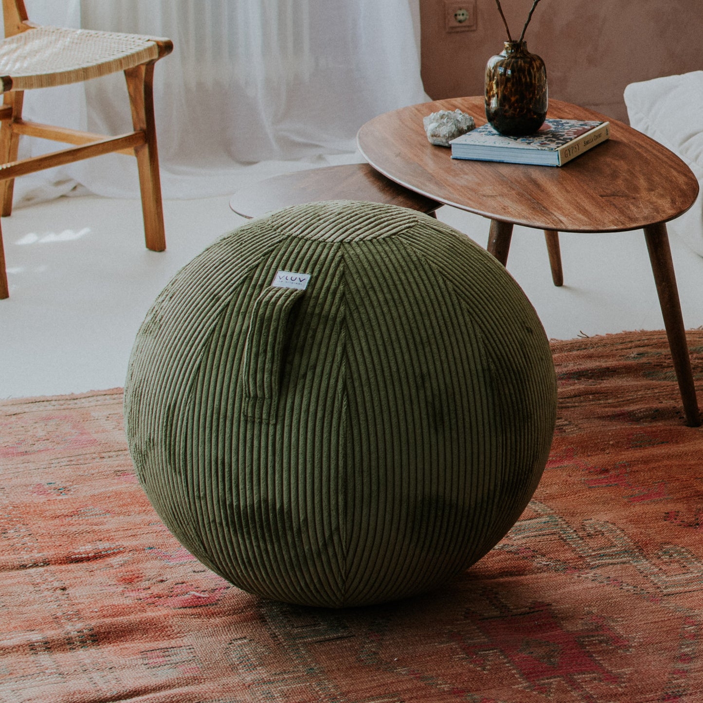 BALLON D'ASSISE LIP - TISSU VELOURS