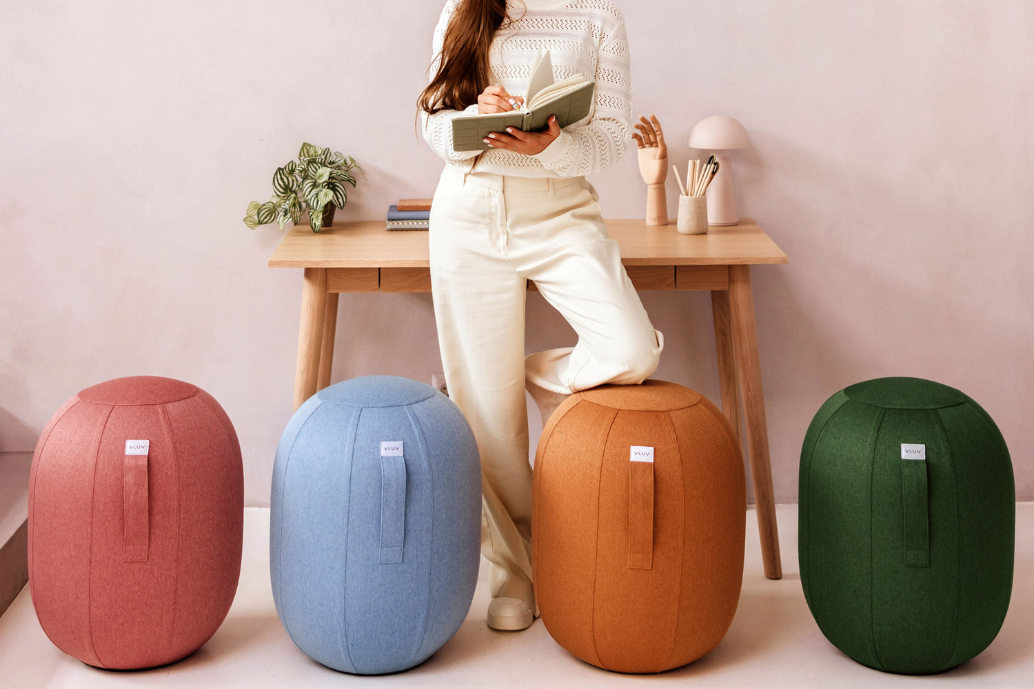 Capsules d'assise VIEV aux couleurs naturelles