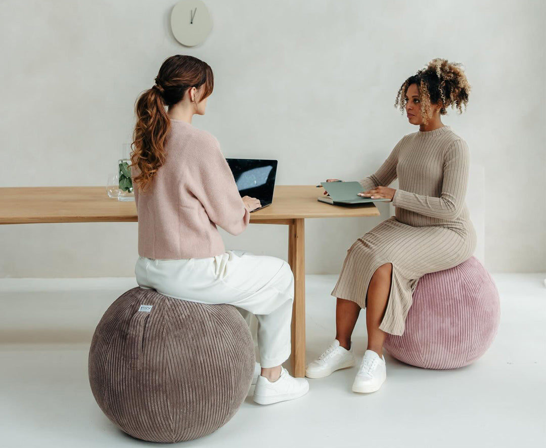 Mieux travailler avec un ballon d'assise